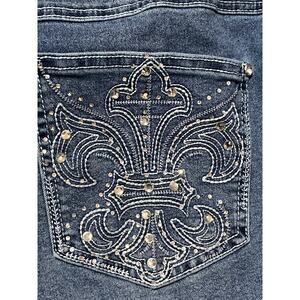Cato's Est 1946 Blue Denim 20WP Bling Rhinestones Bootcut Jeans